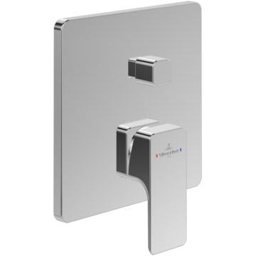 Villeroy & Boch TVS11200300061 - Μπαταρία μπανιέρας/ντους SUBWAY 3.0 γυαλιστερό χρώμιο