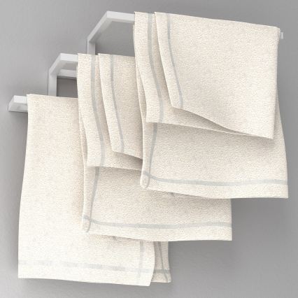 Wall towel holder 19x58 cm λευκό