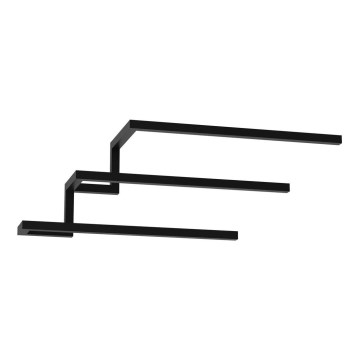 Wall towel holder 19x58 cm μαύρο