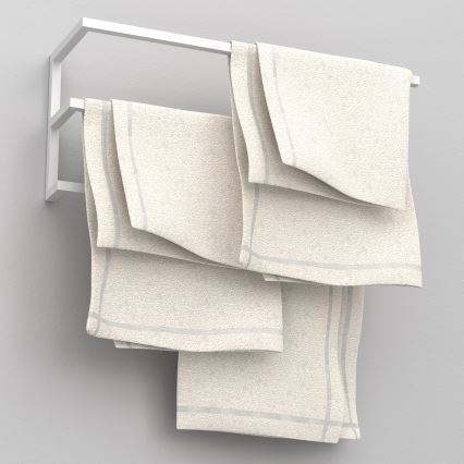 Wall towel holder 25x60 cm λευκό