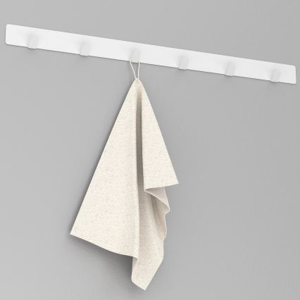 Wall towel holder 60 cm λευκό
