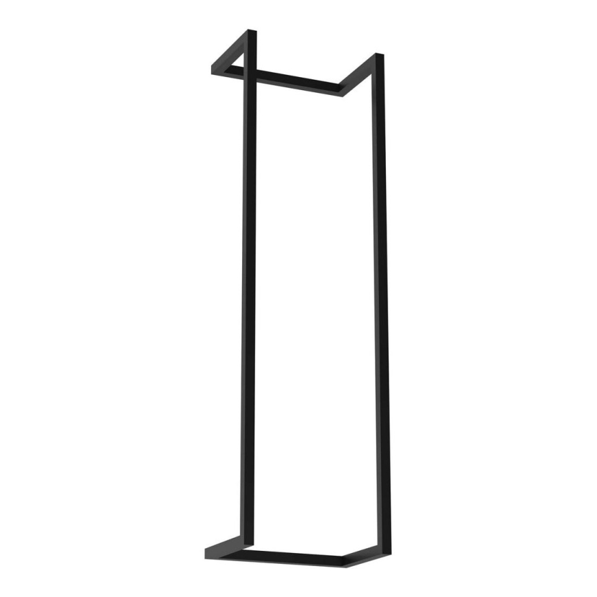 Wall towel holder 78x23 cm μαύρο