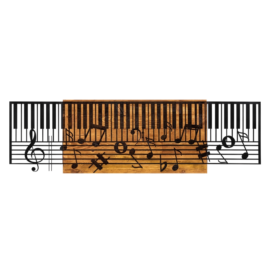 Wall διακοσμητικό 100x30 cm πιάνο