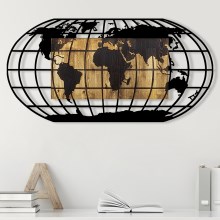 Wall διακοσμητικό 102x50 cm globe