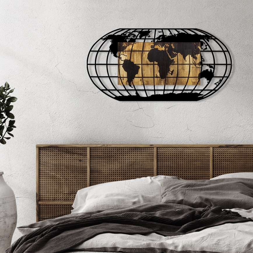 Wall διακοσμητικό 102x50 cm globe