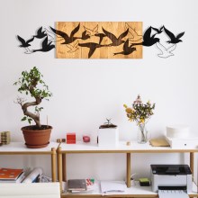 Wall διακοσμητικό 111x25 cm πουλιά