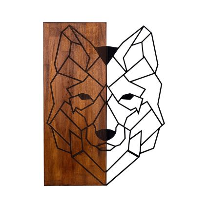Wall διακοσμητικό 45,5x58 cm wolf