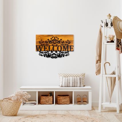 Wall διακοσμητικό 58x36 cm welcome