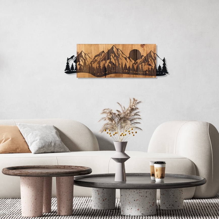 Wall διακοσμητικό 75,5x24,5 cm Ζωγραφική τοίχου σε καμβά