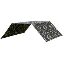 Waterproof tarpaulin 3x4 m camouflage