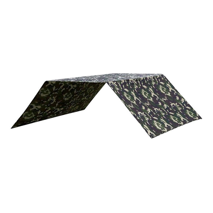 Waterproof tarpaulin 3x4 m camouflage