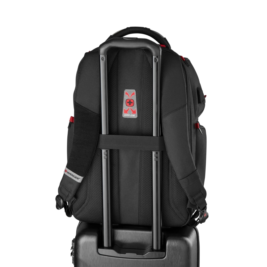Wenger - Σακίδιο πλάτης - Backpack για laptop 29 l 17,3'' με θήκη για tablet 12 Player One μαύρο