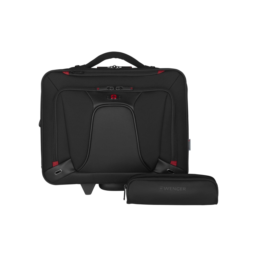 Wenger - Τσάντα laptop με ροδάκια 20 l 16 Transfer μαύρο