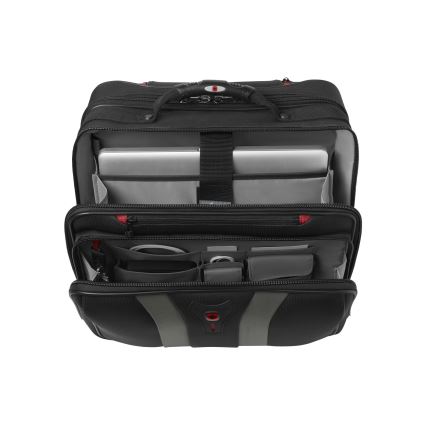 Wenger - Τσάντα τροχήλατη 29 l + θήκη laptop 15,6 Granada μαύρο