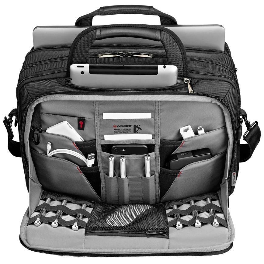 Wenger - Τσάντα για laptop 19 l 14-16 με θήκη για tablet 10 BC Αστέρι μαύρο