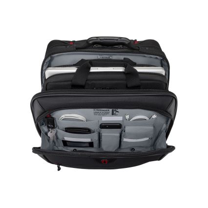 Wenger - Βαλίτσα ταξιδιού με ρόδες 23 l 17" + Τσάντα laptop με ρόδες 15,4" Potomac μαύρο