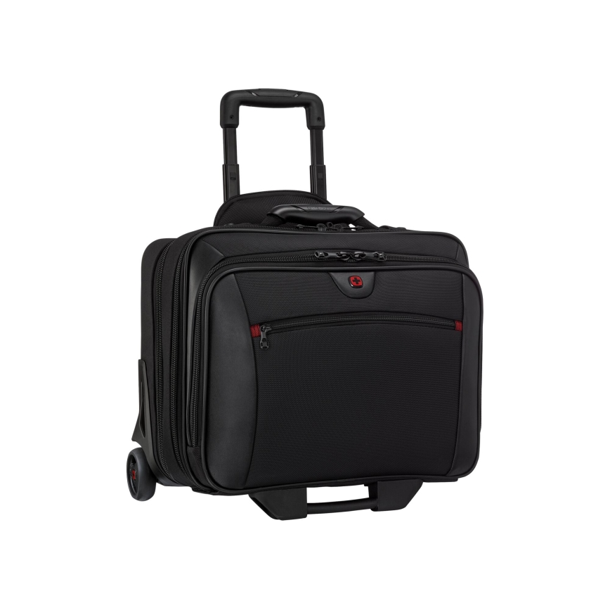 Wenger - Βαλίτσα ταξιδιού με ρόδες 23 l 17" + Τσάντα laptop με ρόδες 15,4" Potomac μαύρο