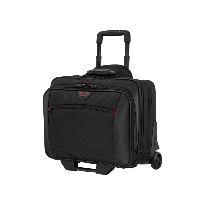 Wenger - Βαλίτσα ταξιδιού με ρόδες 23 l 17" + Τσάντα laptop με ρόδες 15,4" Potomac μαύρο