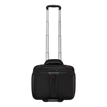 Wenger - Βαλίτσα ταξιδιού με ρόδες 25 l 17" + Τσάντα laptop με ρόδες 15,6" Patriot μαύρο