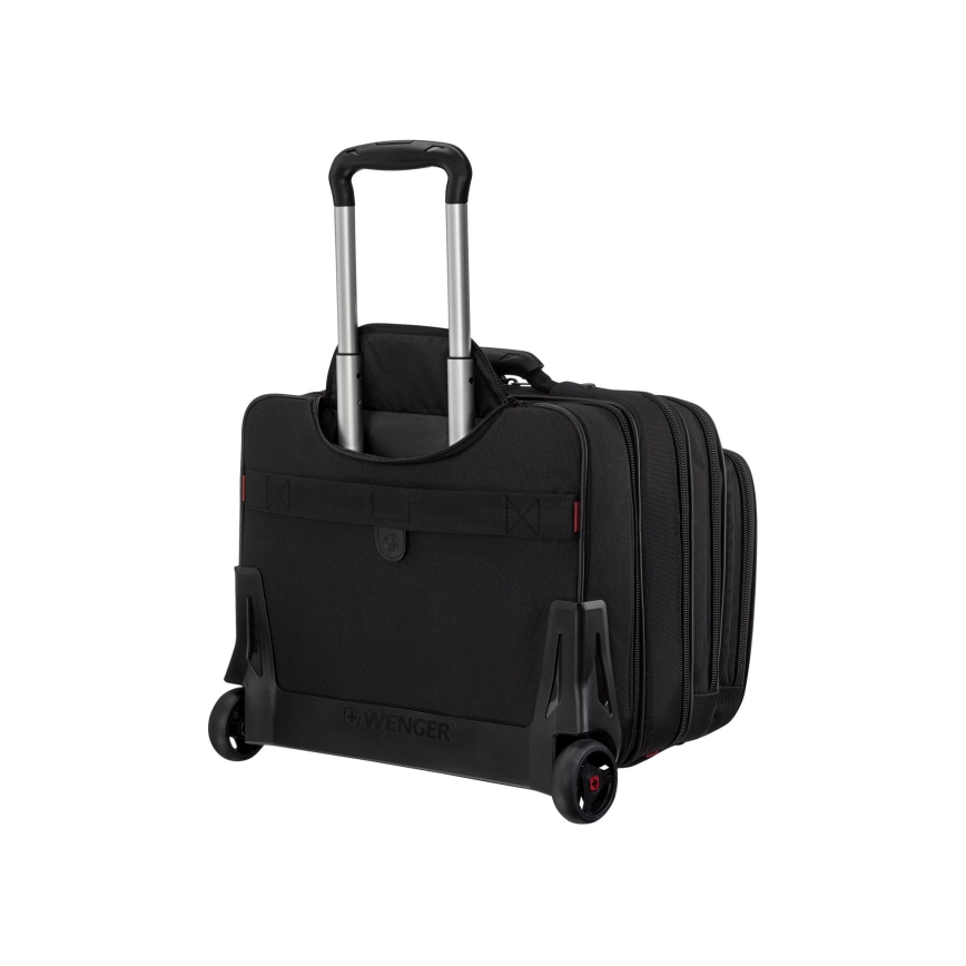 Wenger - Βαλίτσα ταξιδιού με ρόδες 25 l 17" + Τσάντα laptop με ρόδες 15,6" Patriot μαύρο