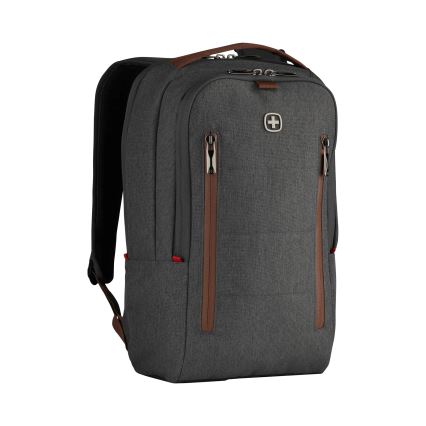 Wenger - Σακίδιο πλάτης - Backpack για laptop 15 l 16" με θήκη για tablet 12" + crossbody bag Πόλη Upgrade 2σε1 γκρι