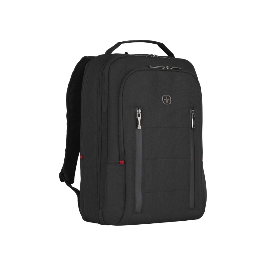 Wenger - Σακίδιο πλάτης - Backpack για Laptop 16 l 16" με θήκη για tablet 12" Πόλη Traveler μαύρο