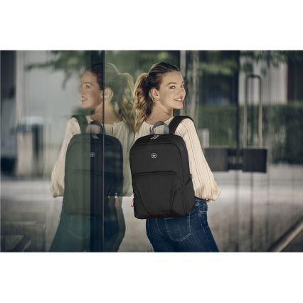 Wenger -Σακίδιο πλάτης - Backpack για Laptop  20 l 15,6" με θήκη για tablet 10" Κίνηση μαύρο