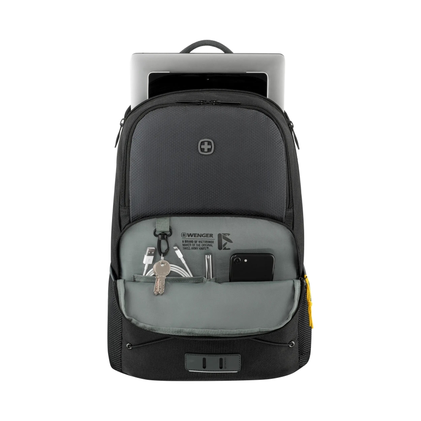 Wenger - Σακίδιο πλάτης - Backpack για laptop 22 l 15,6" με θήκη για tablet 10" Trayl μαύρο