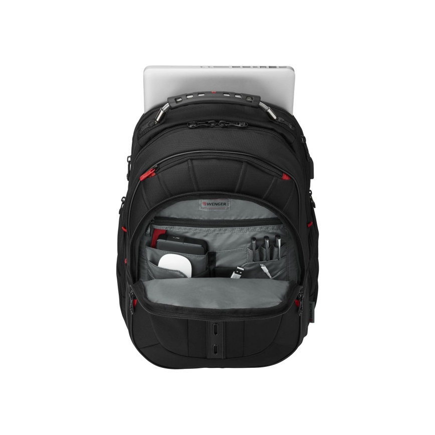 Wenger - Σακίδιο πλάτης - Backpack για laptop 25 l 16" με θήκη για tablet 10" Pegasus Deluxe μαύρο