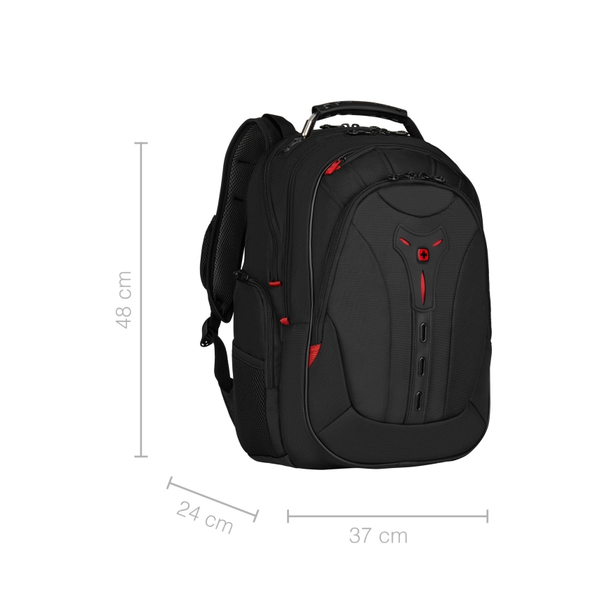 Wenger - Σακίδιο πλάτης - Backpack για laptop 25 l 16" με θήκη για tablet 10" Pegasus Deluxe μαύρο