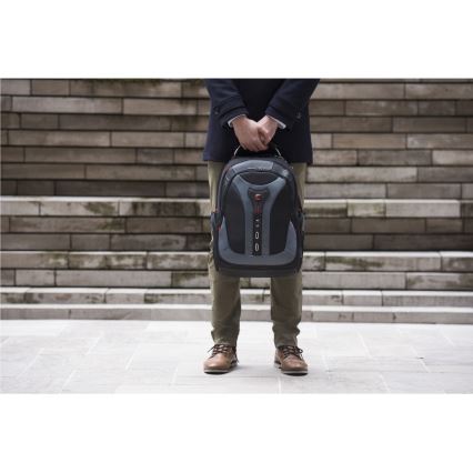 Wenger - Σακίδιο πλάτης - Backpack για laptop 25 l 17" με θήκη για tablet 12" Pegasus μαύρο/γκρι