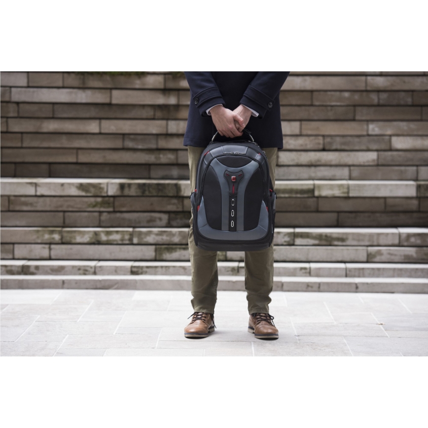 Wenger - Σακίδιο πλάτης - Backpack για laptop 25 l 17" με θήκη για tablet 12" Pegasus μαύρο/γκρι