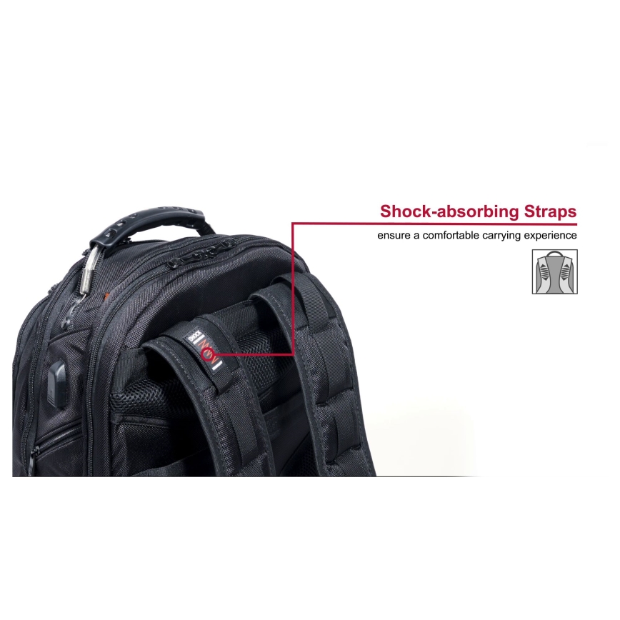Wenger - Σακίδιο πλάτης - Backpack για laptop 26 l 17" με θήκη για tablet 10" Ibex Ballistic Deluxe