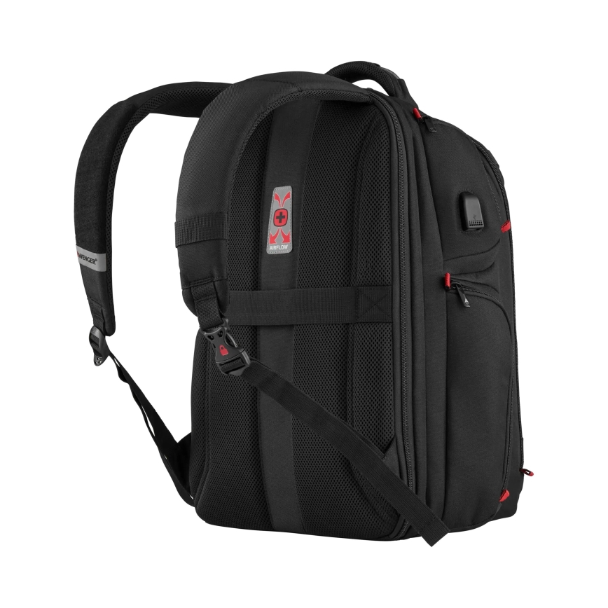 Wenger - Σακίδιο πλάτης - Backpack για laptop 29 l 17,3'' με θήκη για tablet 12" Player One μαύρο