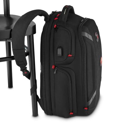 Wenger - Σακίδιο πλάτης - Backpack για laptop 29 l 17,3'' με θήκη για tablet 12" Player One μαύρο
