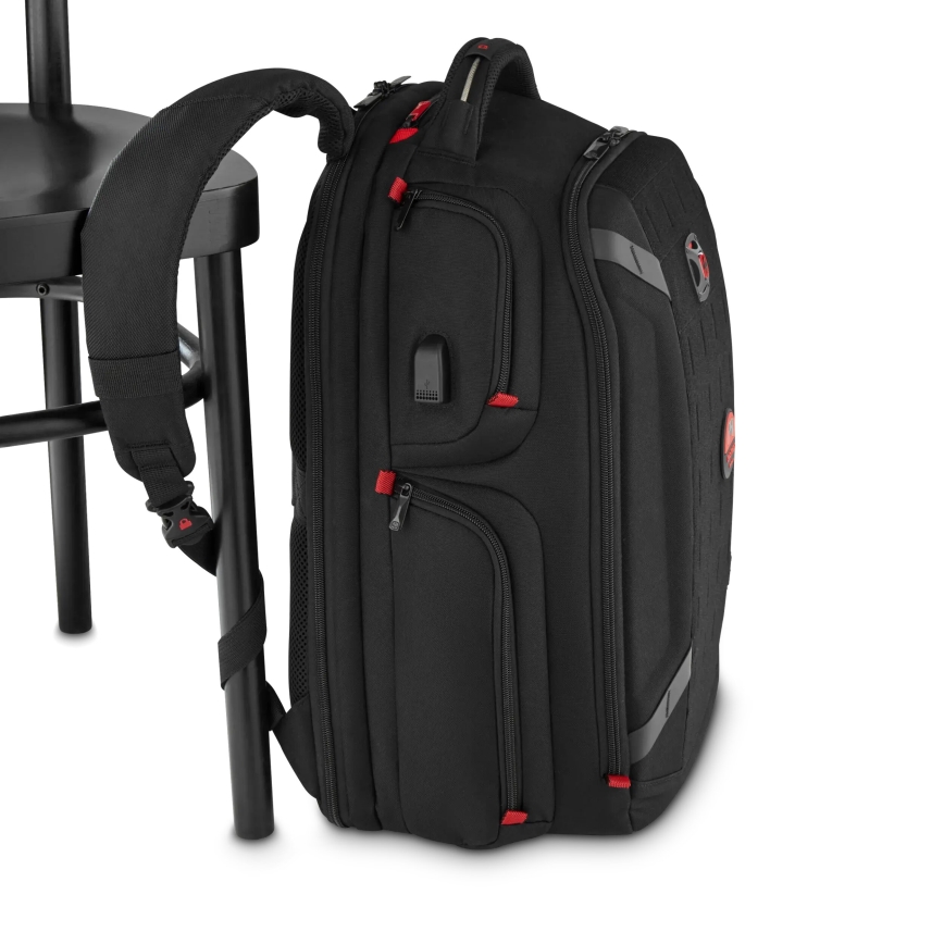 Wenger - Σακίδιο πλάτης - Backpack για laptop 29 l 17,3'' με θήκη για tablet 12" Player One μαύρο
