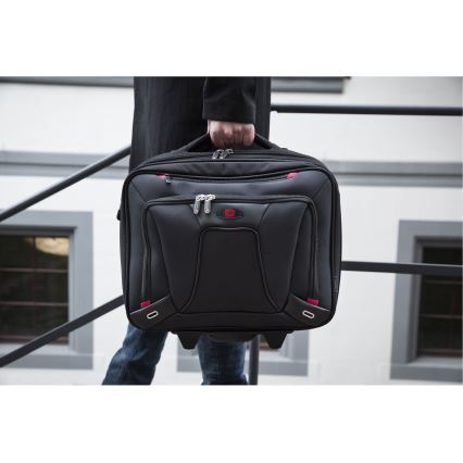 Wenger - Τσάντα laptop με ροδάκια 20 l 16" Transfer μαύρο
