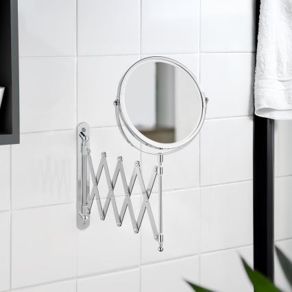 WENKO 15165100 - Καθρέφτης μακιγιάζ EXCLUSIVE 19x38,5 cm γυαλισμένο χρώμιο