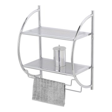 WENKO 15173100 - Ράφι EXCLUSIVE 45,5x54,5 cm γυαλισμένο χρώμιο