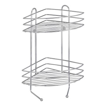 WENKO 15498100 - Γωνιακή ραφιέρα EXCLUSIVE 23x30,5 cm γυαλιστερό χρώμιο
