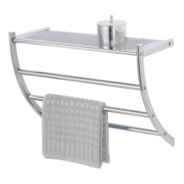 WENKO 15578100 - Βάση πετσετών PESCARA 56x46 cm γυαλιστερό χρώμιο