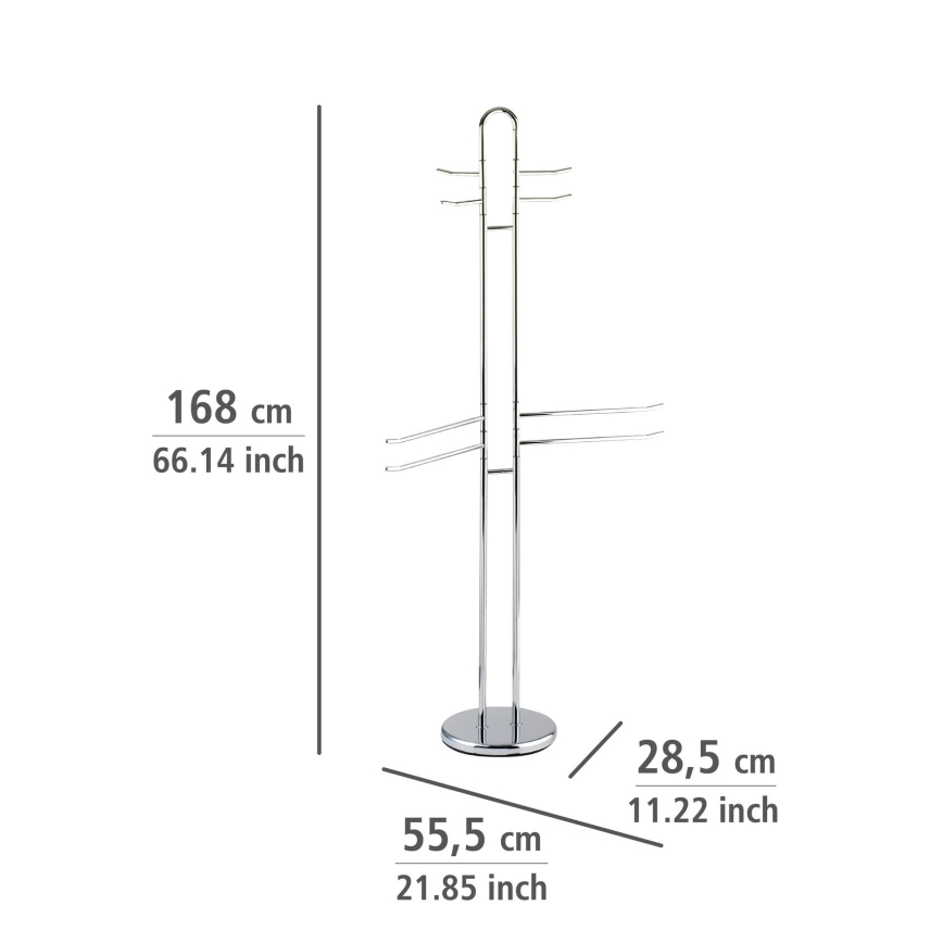 WENKO 15581100 - Βάση για πετσέτες PALERMO 55,5x168 cm γυαλιστερό χρώμιο
