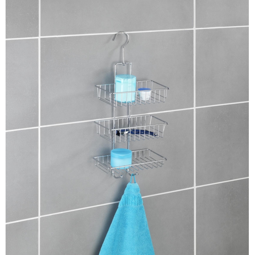 WENKO 15888100 - Ράφι NIVALA 22x50 cm γυαλιστερό χρώμιο