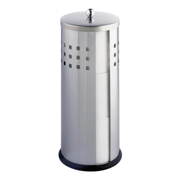 WENKO 16636100 - Στήριγμα για χαρτί υγείας ANCONA 13x34 cm, ανοξείδωτο/ασημί