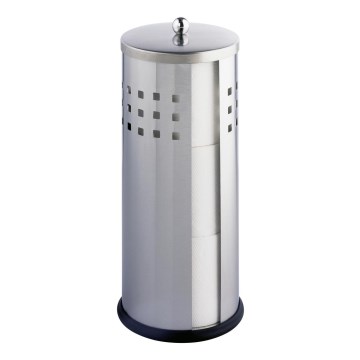 WENKO 16636100 - Στήριγμα για χαρτί υγείας ANCONA 13x34 cm, ανοξείδωτο/ασημί