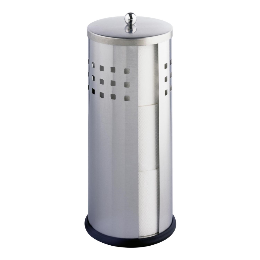 WENKO 16636100 - Στήριγμα για χαρτί υγείας ANCONA 13x34 cm, ανοξείδωτο/ασημί