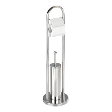 WENKO 16993100 - Σετ WC VASTO 22x81 cm ανοξείδωτο/ασημί