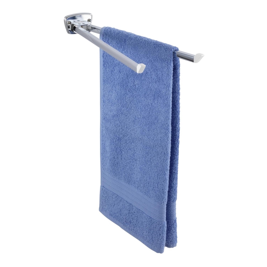 WENKO 17875100 - Βάση για πετσέτες BASIC 42x8 cm ανοξείδωτο ατσάλι/ασημί