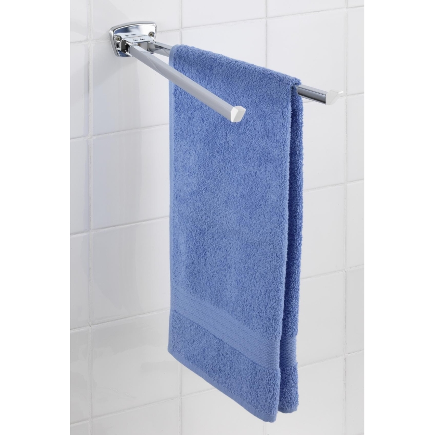 WENKO 17875100 - Βάση για πετσέτες BASIC 42x8 cm ανοξείδωτο ατσάλι/ασημί