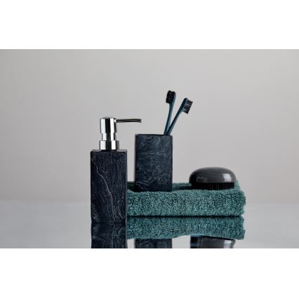 WENKO 17920100 - Ποτηράκι μπάνιου SLATE ROCK 6,4 x 10,5 εκ. ανθρακί